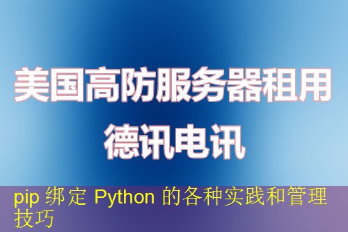 pip 绑定 Python 的各种实践和管理技巧