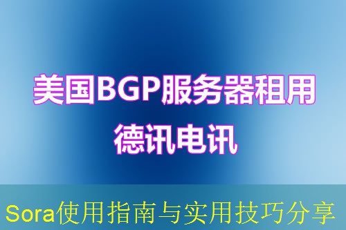 Sora使用指南与实用技巧分享