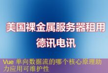 Vue 单向数据流的哪个核心原理助力应用可维护性-vps