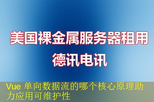 Vue 单向数据流的哪个核心原理助力应用可维护性