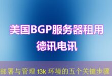 部署与管理 t3k 环境的五个关键步骤-vps