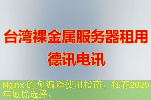 Nginx 的免编译使用指南，推荐2025年最优选择。