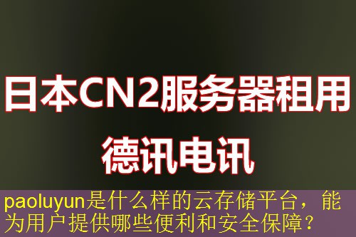 paoluyun是什么样的云存储平台，能为用户提供哪些便利和安全保障？